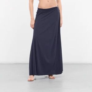 NWT RARE CHRISTINA SEEWALD Hippocampus Skirt in Navy